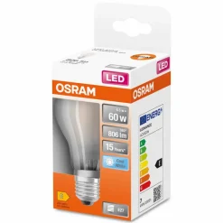 LED-Birne E27/6,5 Watt/Energie E