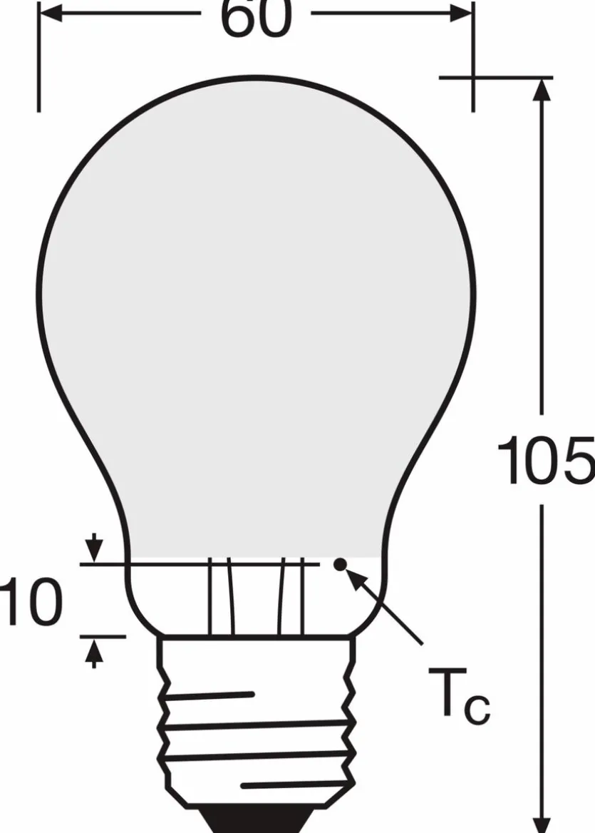 LED-Birne E27/6,5 Watt/Energie E
