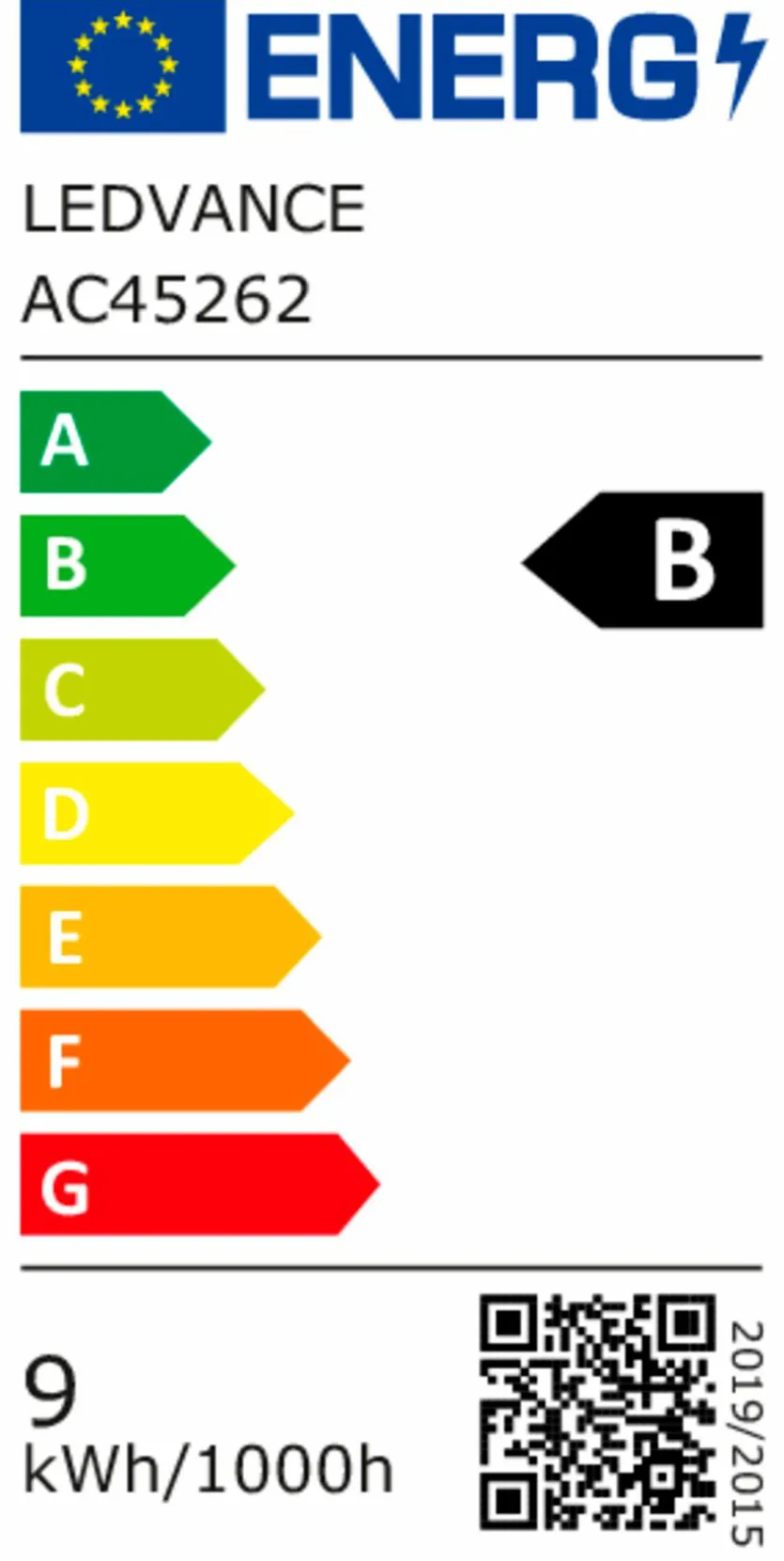 LED-Birne E27/8,2 Watt/Energie B