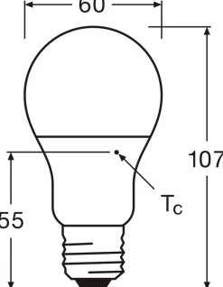 LED-Birne E27/8 Watt/Energie F