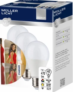 LED-Birne E27/7 Watt/Energie G