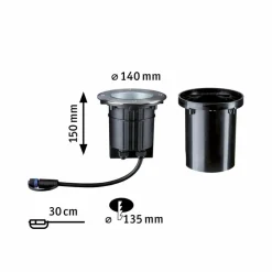 LED-Bodeneinbauleuchte Plug & Shine