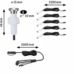 LED-Bodeneinbauleuchte Plug & Shine