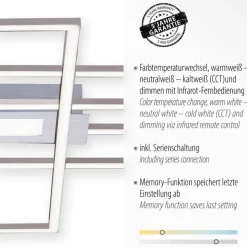 LED-Deckenleuchte Asmin