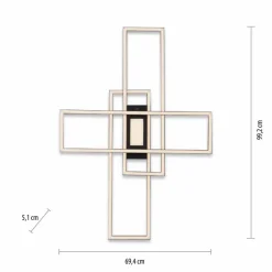 LED-Deckenleuchte Asmin