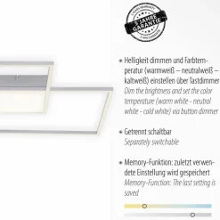 LED-Deckenleuchte Asmin