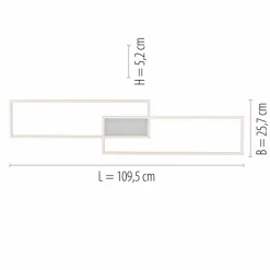 LED-Deckenleuchte Asmin