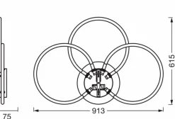 LED-Deckenleuchte Aura Ceiling