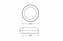 LED-Deckenleuchte Bamboo Paper