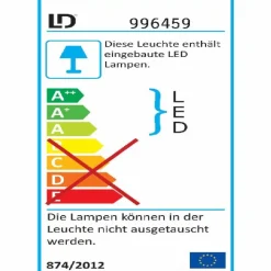 LED-Deckenleuchte Flat