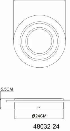 LED-Deckenleuchte Jayden