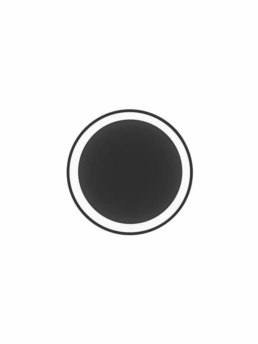LED-Deckenleuchte Metall, schwarz