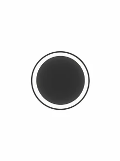 LED-Deckenleuchte Metall, schwarz