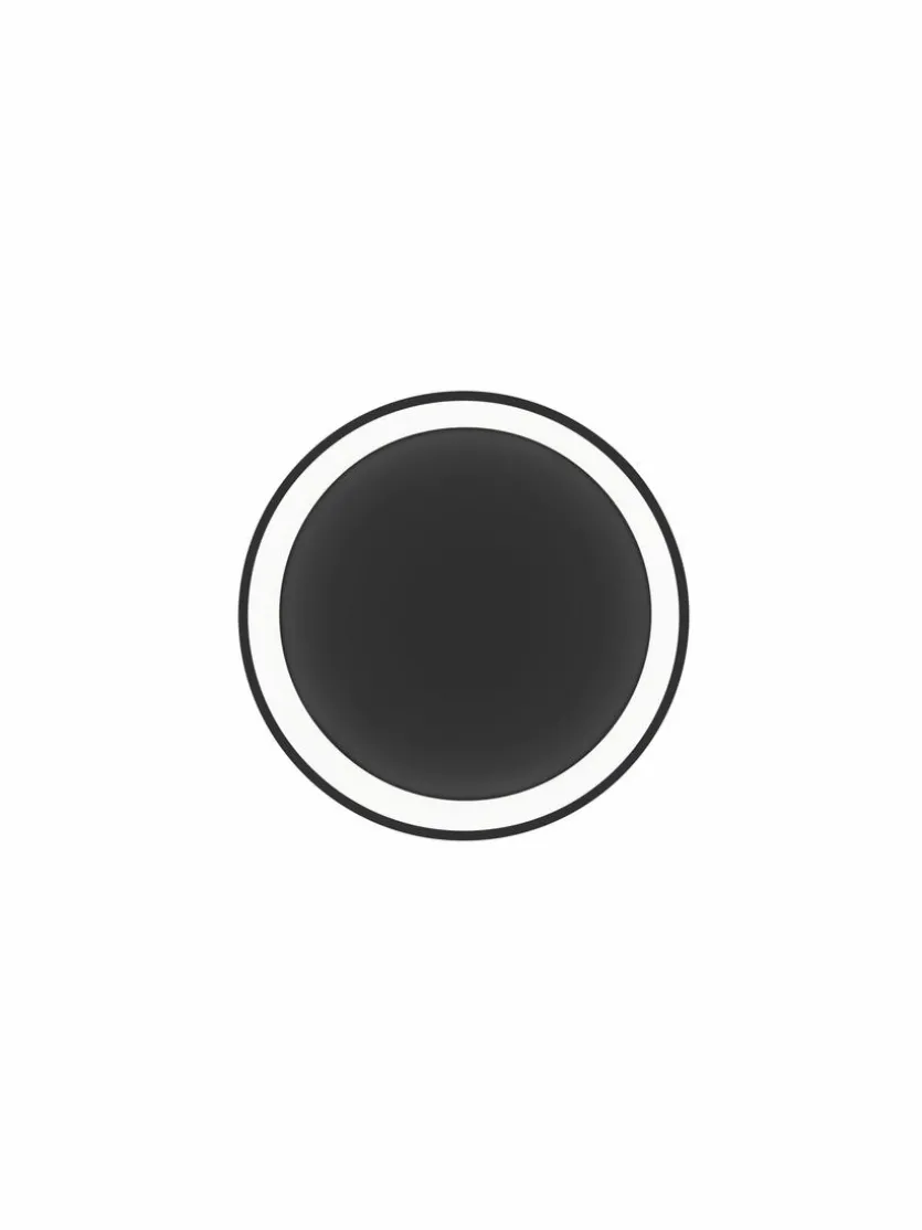LED-Deckenleuchte Metall, schwarz