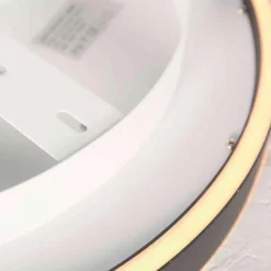 LED-Deckenleuchte Metall, schwarz