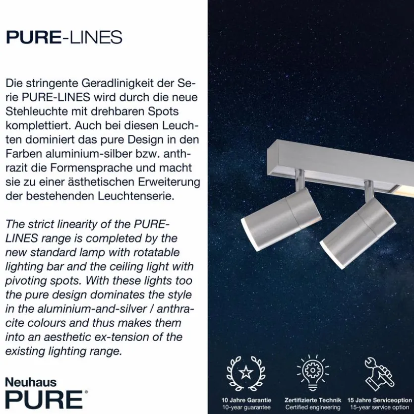 LED-Deckenleuchte Pure Lines
