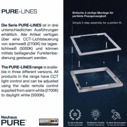 LED-Deckenleuchte Pure Lines