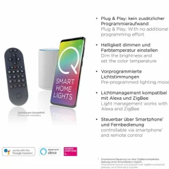 LED-Deckenleuchte Q-Magong