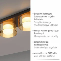 LED-Deckenleuchte RIKA