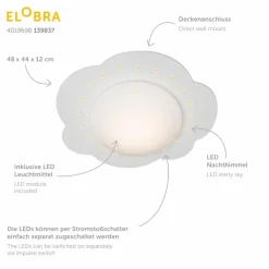LED-Deckenleuchte Wolke