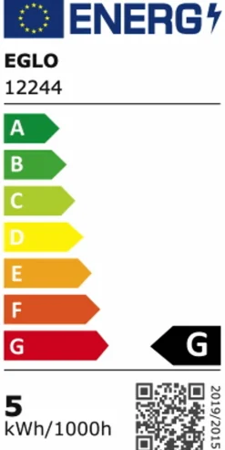 LED-Globeform E27/4,9Watt/Energie G