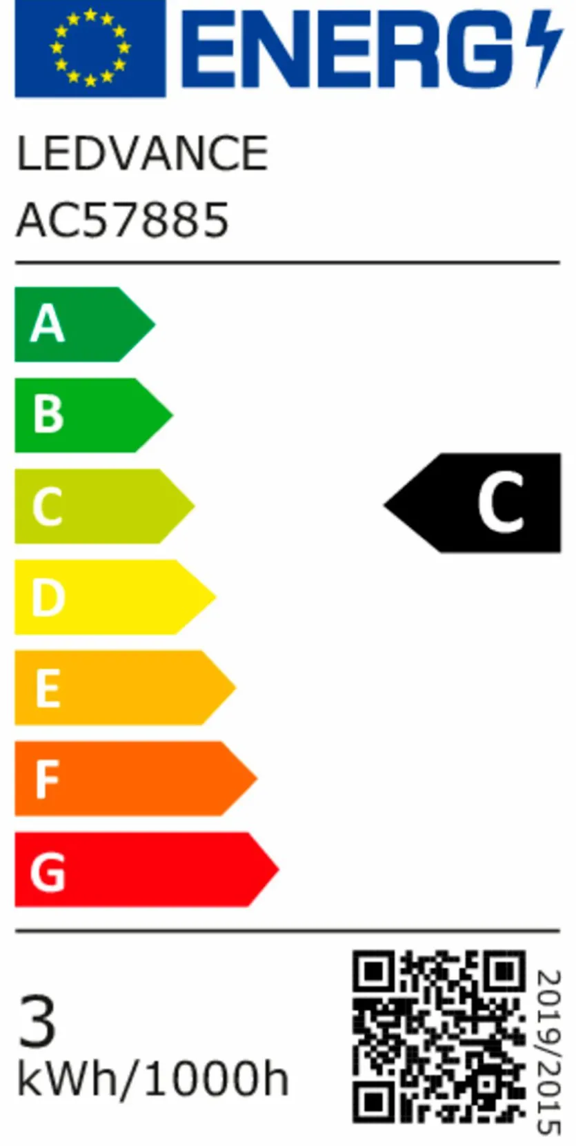 LED-Kerze E14/2,9 Watt/Energie C