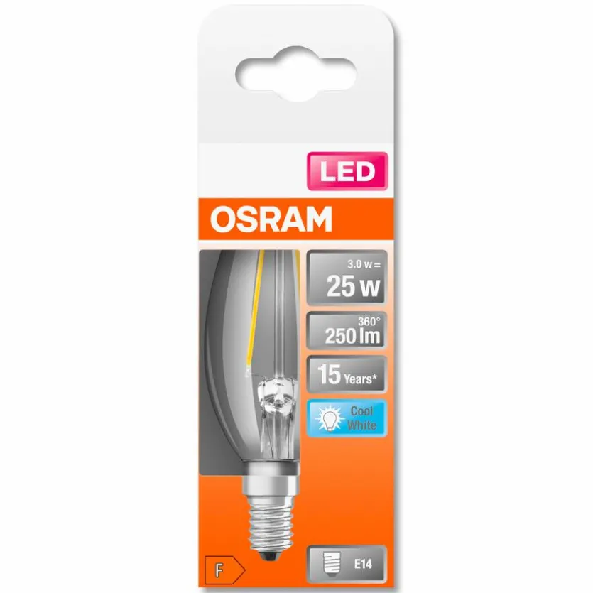 LED-Kerze E14/2,5 Watt/Energie F