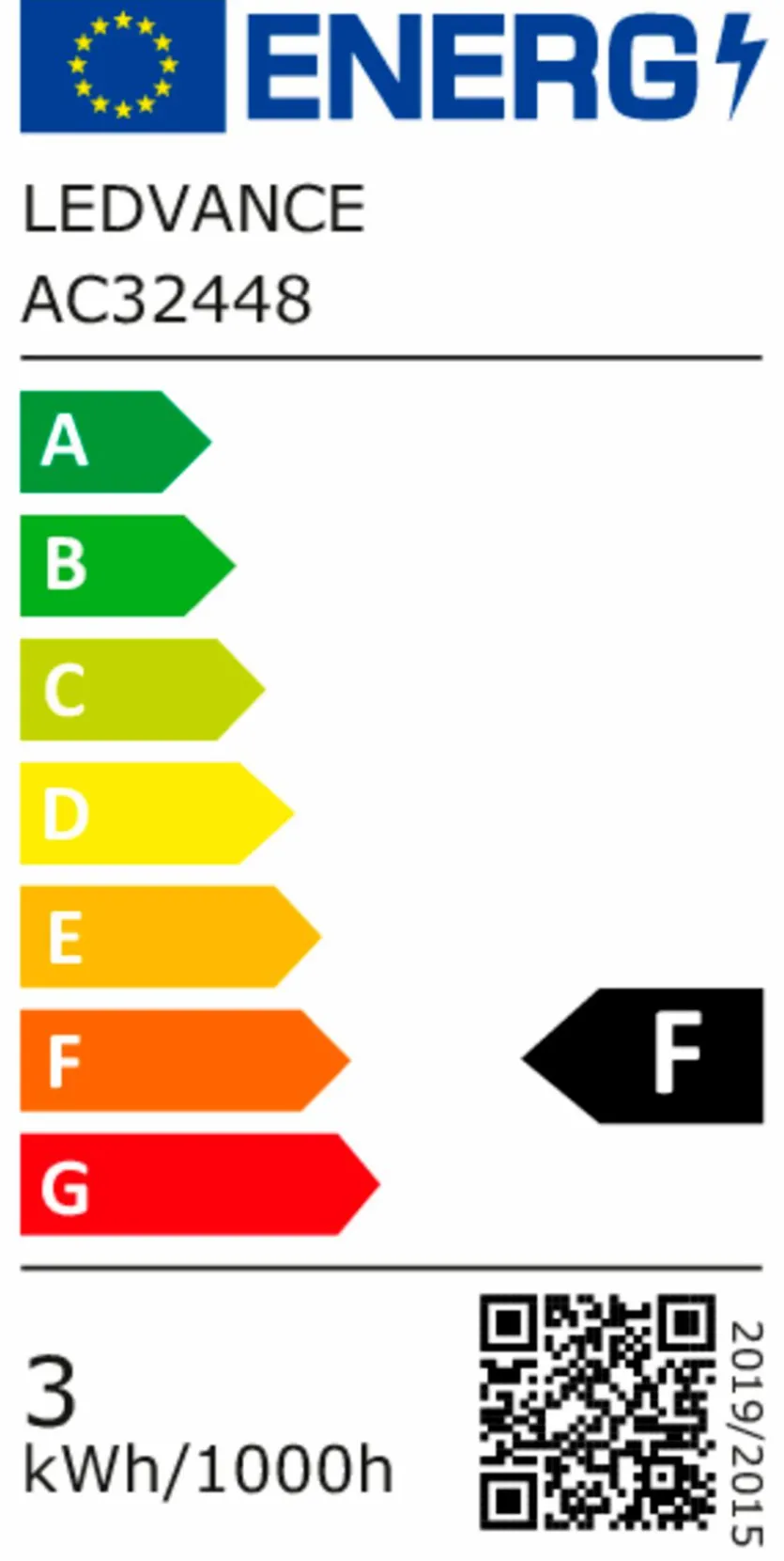 LED-Kerze E14/2,5 Watt/Energie F