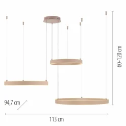 LED-Pendelleuchte Anelli