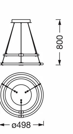 LED-Pendelleuchte Aura 2XPendant