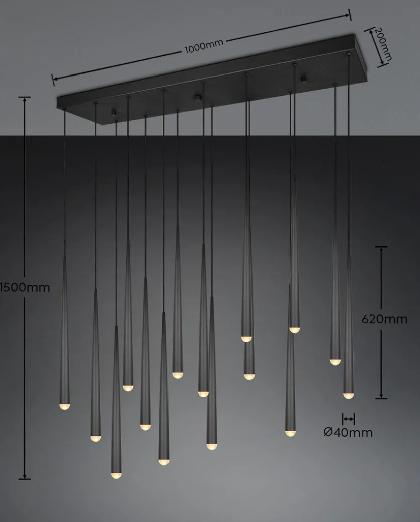 LED-Pendelleuchte Cala