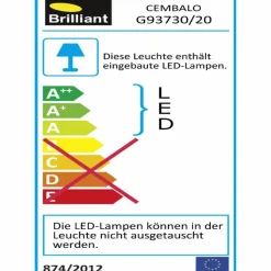 LED-Pendelleuchte Cembalo