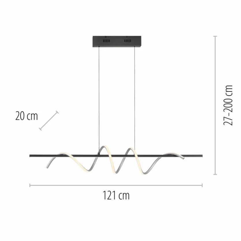 LED-Pendelleuchte Emanda