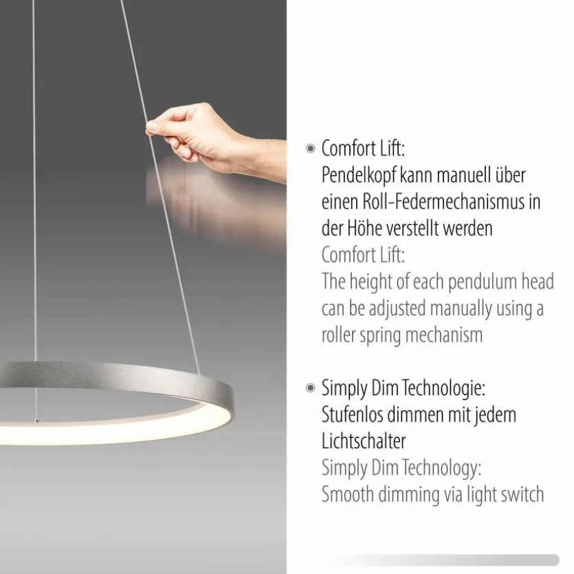 LED-Pendelleuchte Hoop