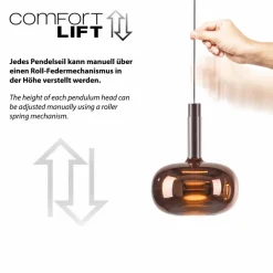 LED-Pendelleuchte Irides