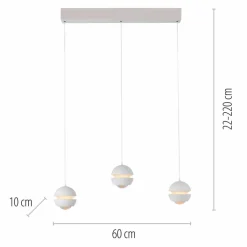LED-Pendelleuchte Lini