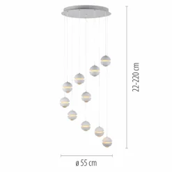 LED-Pendelleuchte Lini