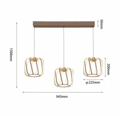 LED-Pendelleuchte Lucca