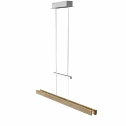 LED-Pendelleuchte Metall, Nickel