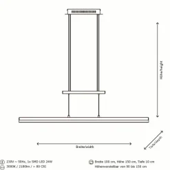 LED-Pendelleuchte Panama Swing