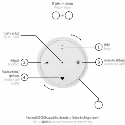 LED-Pendelleuchte Pure-E-Motion
