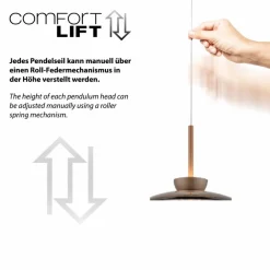LED-Pendelleuchte Pure Moon