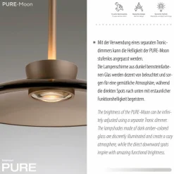 LED-Pendelleuchte Pure Moon