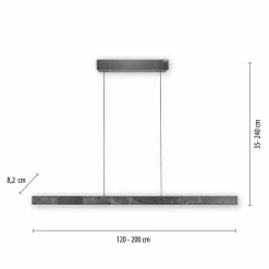 LED-Pendelleuchte Pure Moto-Rise