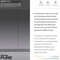 LED-Pendelleuchte Pure-Moto-Rise