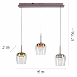 LED-Pendelleuchte Q-Kon