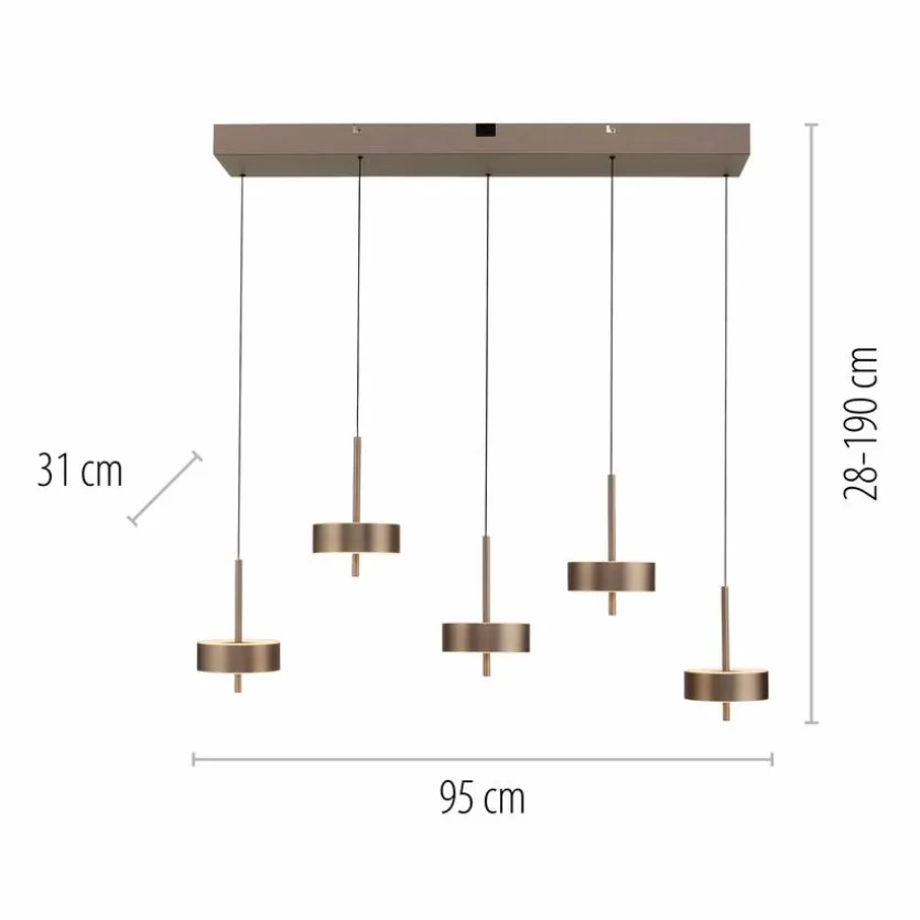 LED-Pendelleuchte Q-Rotate
