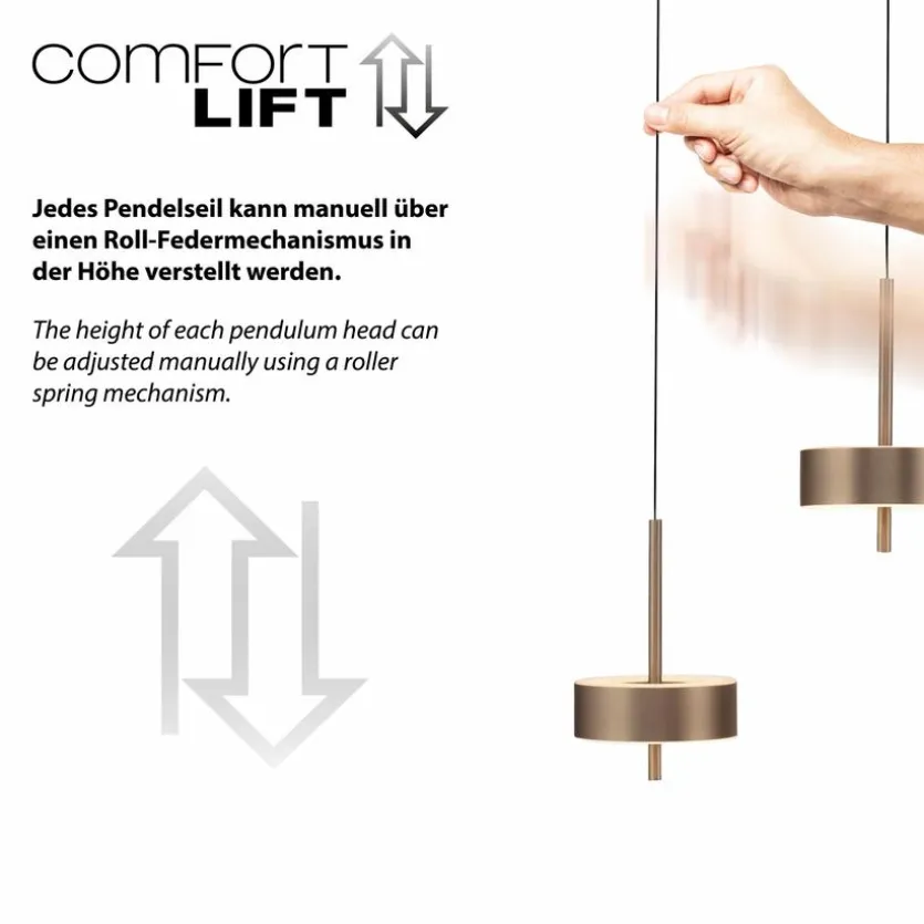 LED-Pendelleuchte Q-Rotate
