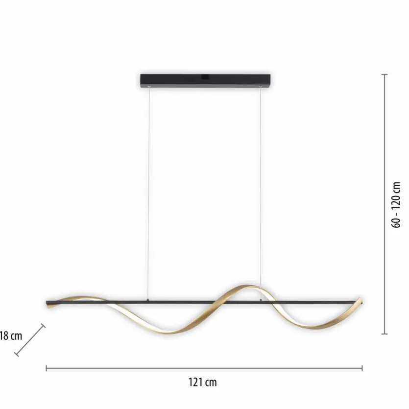 LED-Pendelleuchte Q-Swing