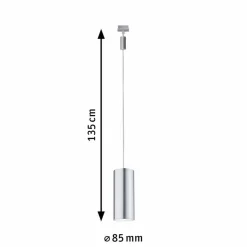 LED-Pendelleuchte URail Barrel